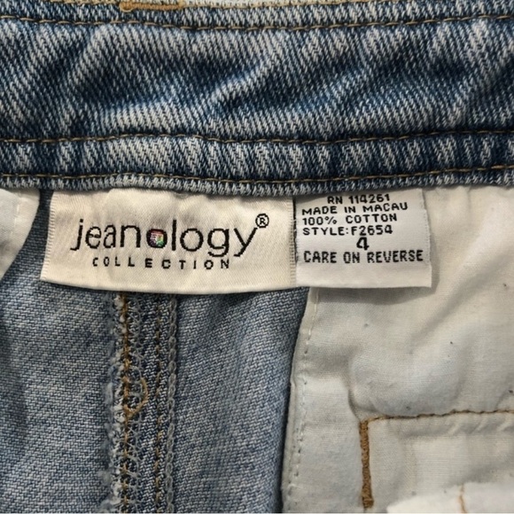 Vintage Jeanology collection blue jean 100% cotton size:4 - Picture 16 of 16